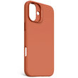 DECODED AntiMicrobial Silicone Backcover for iPhone 16 Plus - Sand Stone