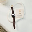 BURGA Apple Watch Genuine Leather Band - Espresso 42/44mm