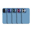 DECODED AntiMicrobial Silicone Backcover for iPhone 16 Plus - Blue