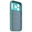 Decoded Antimicrobial Silicone Backcover For Iphone 17 Pro  - Retro Blue