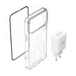 Bundle: NOA Clear Screen Protector and Clear Case for iPhone 18 Pro Max and 30W 1C1A GaN Charger