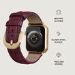 BURGA Apple Watch Genuine Leather Band - Mob Wife 42/44mm