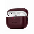 DECODED Leather Case AirPods Pro 3 - Dark Ruby