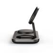 ZENS Duo Charger Pro 2 Qi2.2 2-in-1 Wireless Charger, Black