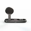ZENS Fold Charger Pro 3 Qi2.2 3-in-1 Foldable Wireless Charger, Black
