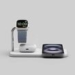 Zens Dual+Watch Aluminium Wireless Charger White