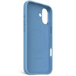 DECODED AntiMicrobial Silicone Backcover for iPhone 16 Plus - Blue