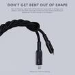 AUKEY 100W Nylon Braided USB C to C Cable with LCD Display 1.8m