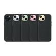 Leather Backcover for iPhone 15 Plus | Black