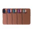DECODED Leather Backcover for iPhone 16 | Tan Brown