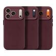 Decoded Leather Backcover For Iphone 17 Pro  - Dark Ruby