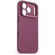 DECODED AntiMicrobial Silicone Backcover for iPhone 18 Pro | Plum