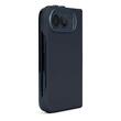 Decoded Leather Back Cover for iPhone Duo - Navy