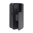 Leather Detachable Wallet for iPhone 15 Pro Max | Black