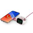 Twelve South ButterFly SE 2-in-1 Qi2 Wireless Charger for iPhone, Apple Watch & AirPods, Pink