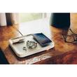 12South Valet Qi2.2 Wireless Charging Organizer Tray | Taupe/Ecru