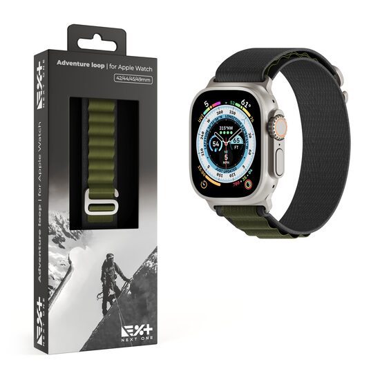 NOA Adventure Loop for Apple Watch 45/46/49mm | Gray/green