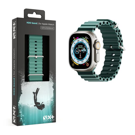 NOA H2O Band for Apple Watch 45/46/49mm | Deep Sea Green