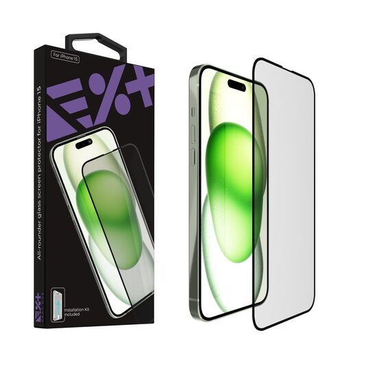 NOA All-rounder Glass Screen Protector for iPhone 15