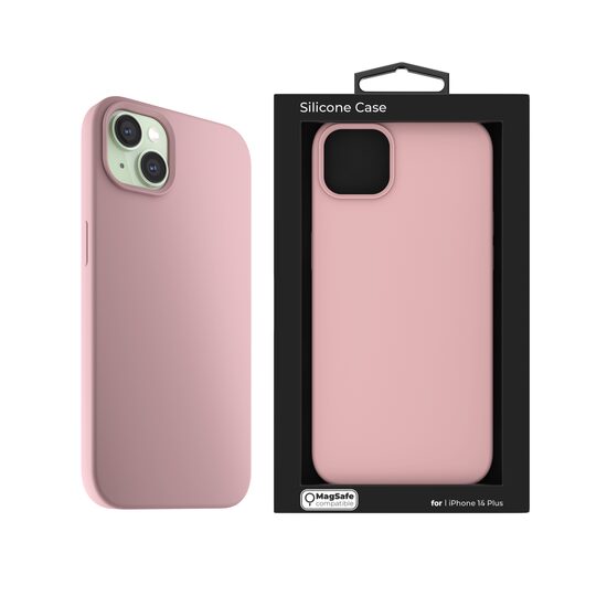 NOA Silicone Case for iPhone 15 Plus | Ballet Pink