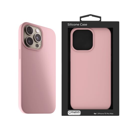 NOA Silicone Case for iPhone 15 Pro Max | Ballet Pink