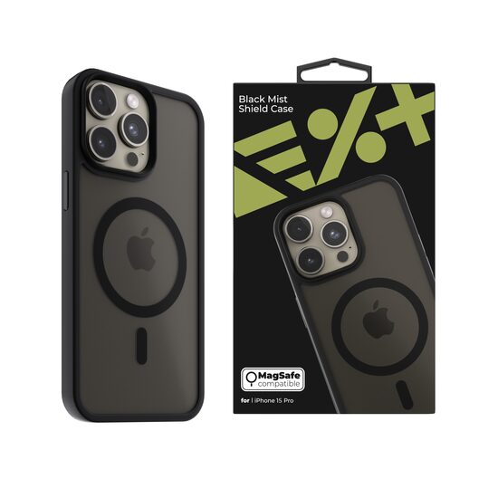 NOA Mist Shield Case for iPhone 15 Pro | Black