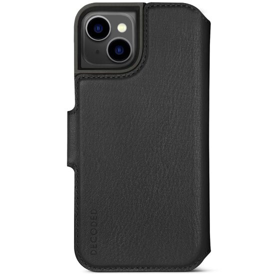 Leather  Wallet Case for iPhone 14  | Black