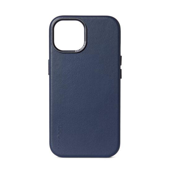 Leather Backcover for iPhone 15 Plus | True Navy