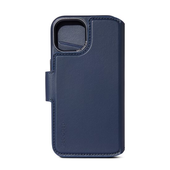 Leather Detachable Wallet for iPhone 15  | True Navy
