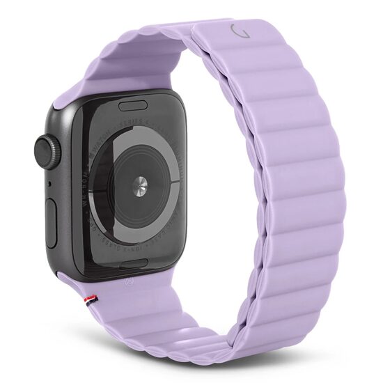 Decoded Silicone Magnet Traction Strap Lite for Apple Watch 45/44/42mm Gen 1-7 - se | Lavander