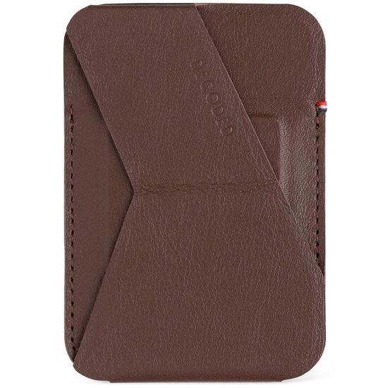 Leather MagSafe Card Hinge Stand | Navy