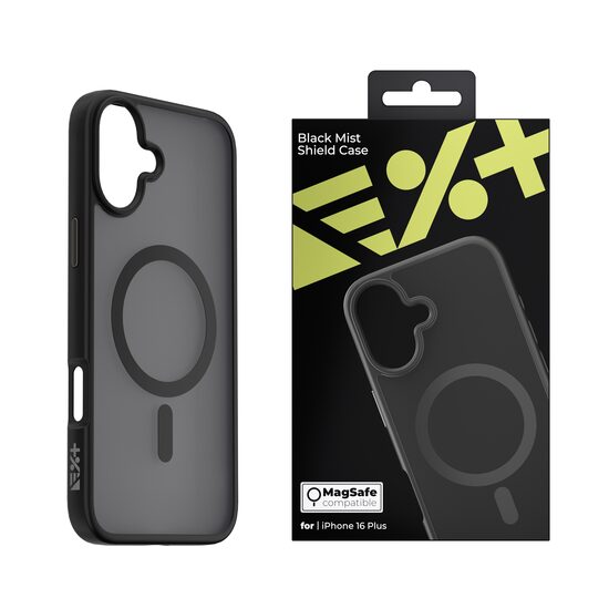 NOA Mist Shield Case for iPhone 16 Plus | Black