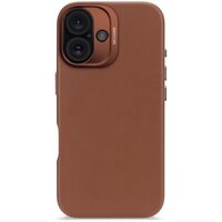 DECODED Leather Backcover for iPhone 16 | Tan Brown