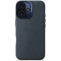 DECODED Leather Backcover for iPhone 16 | Navy Blue