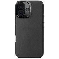 DECODED Leather Backcover for iPhone 16 | Black