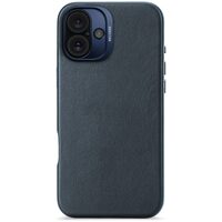 DECODED Leather Backcover for iPhone 16 Plus | Navy Blue