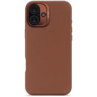 DECODED Leather Backcover for iPhone 16 Plus | Tan Brown