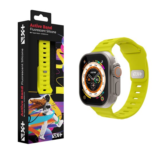 NOA Silicone Active Band for Apple Watch Ultra (2023/2022)/10th Gen/9th Gen/8th Gen/7th Gen | Fluorescent