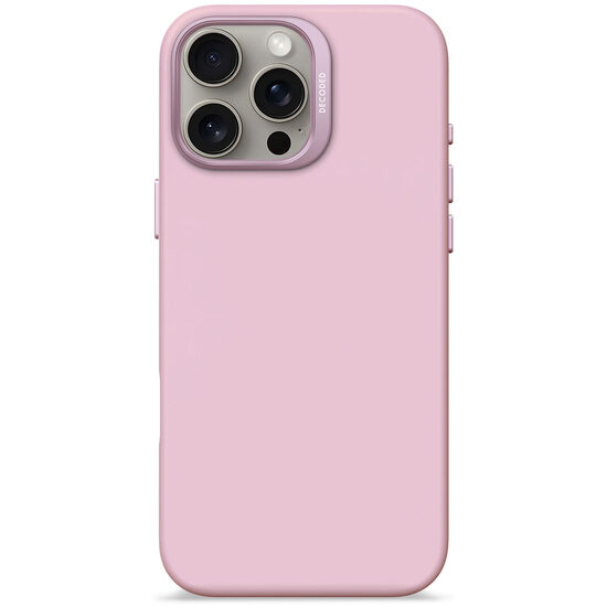 DECODED AntiMicrobial Silicone Backcover for iPhone 16 Pro Max - Lilac Purple