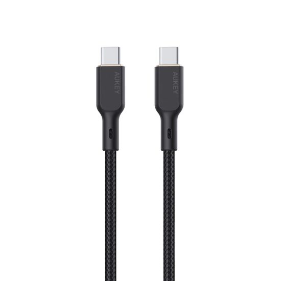AUKEY 100W Braided USB C to C Cable with Kevlar Core 1m