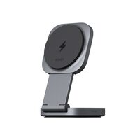AUKEY MagFusion L 2-in-1 Foldable Qi2 Magnetic Fast Wireless Charging Station