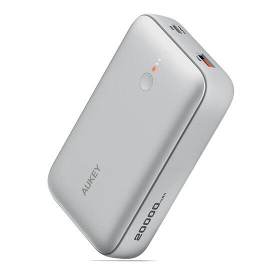 AUKEY Spark Mini 20000mAh Fast Charging Power Bank Frost White