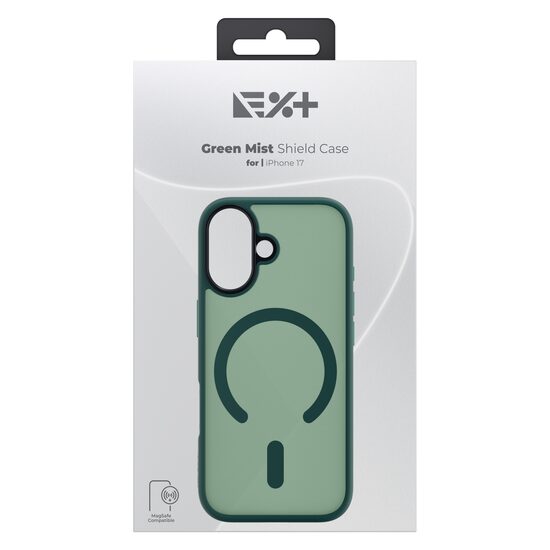 NOA Green Mist Shield Case for iPhone 17 | MagSafe Compatible