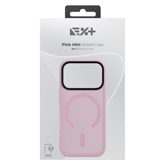 NOA Pink Mist Shield Case for iPhone 17 Pro | MagSafe Compatible