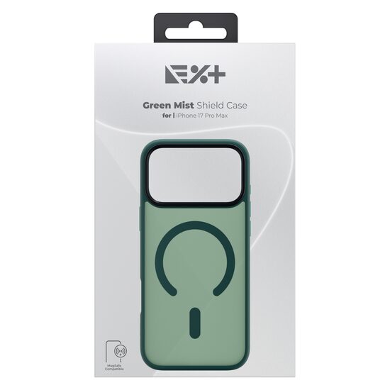 NOA Green Mist Shield Case for iPhone 17 Pro Max | MagSafe Compatible