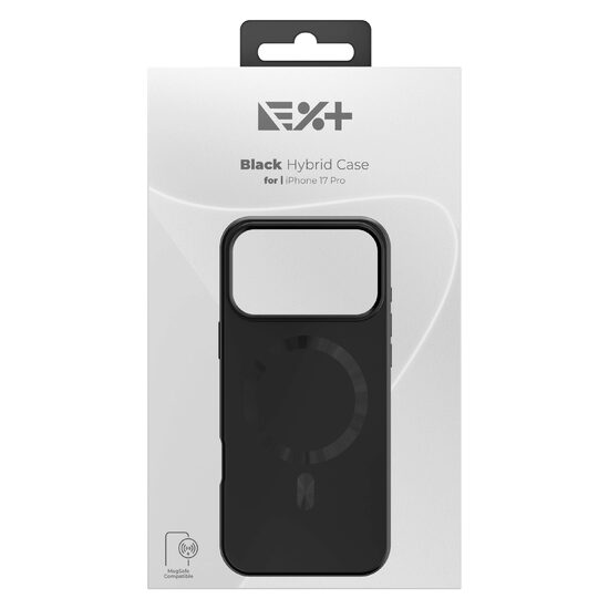 NOA Hybrid Case for iPhone 17 Pro | Black | MagSafe Compatible