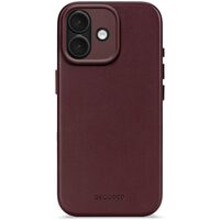Decoded Leather Backcover For Iphone 17 - Dark Ruby