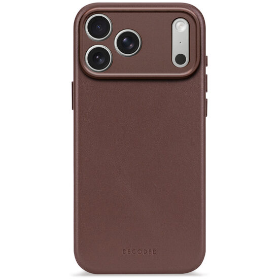 Decoded Leather Backcover For Iphone 17 Pro  - Chocolat Brown