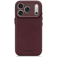 Decoded Leather Backcover For Iphone 17 Pro  - Dark Ruby