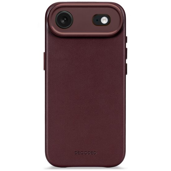 Decoded Leather Backcover For Iphone 17 Air Dark Ruby